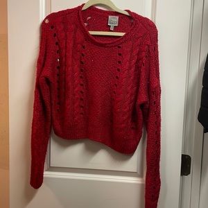 Red sweater